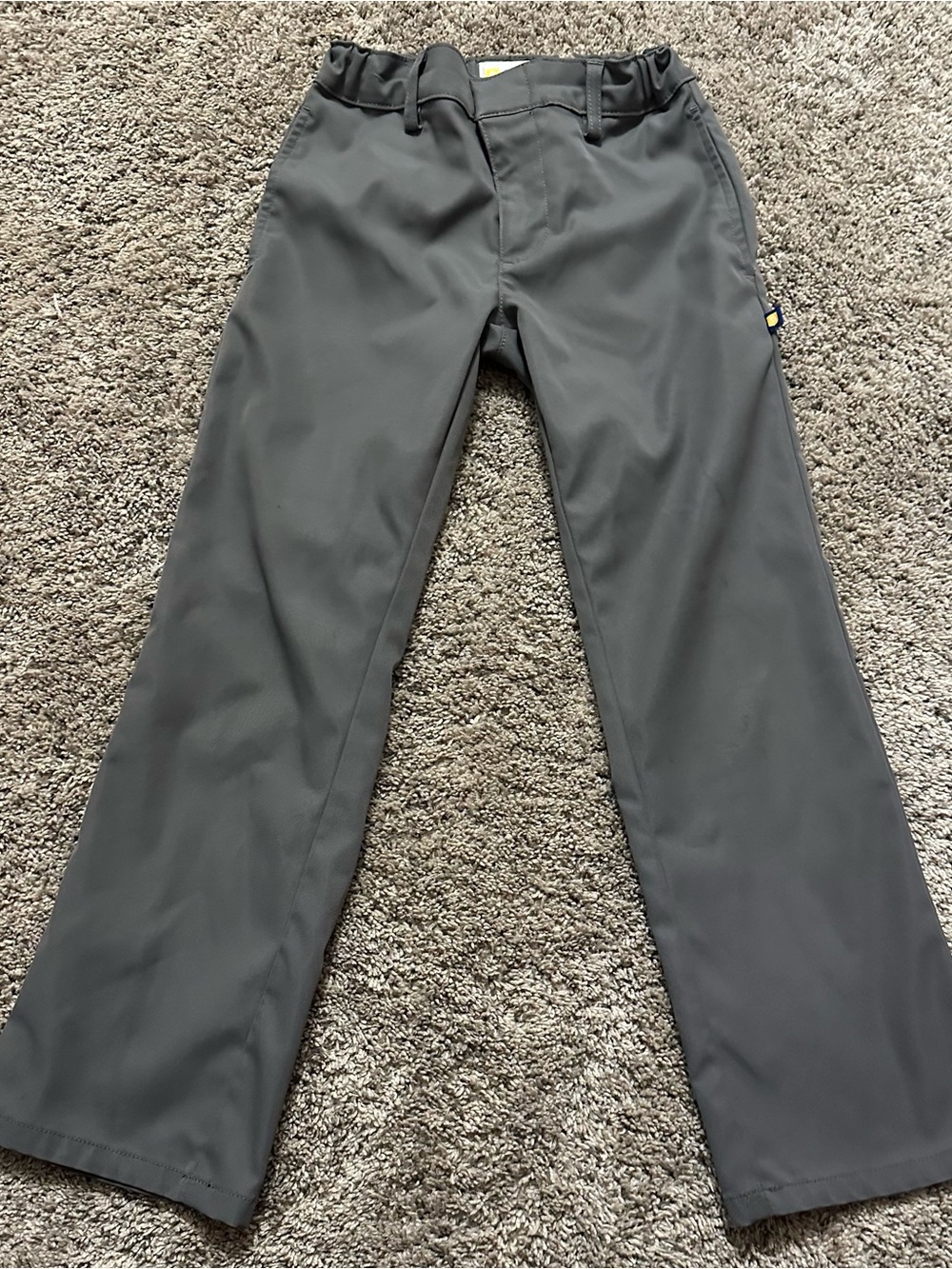 #180 Boys Charcoal Cargo Pants - Durable Everyday Wear